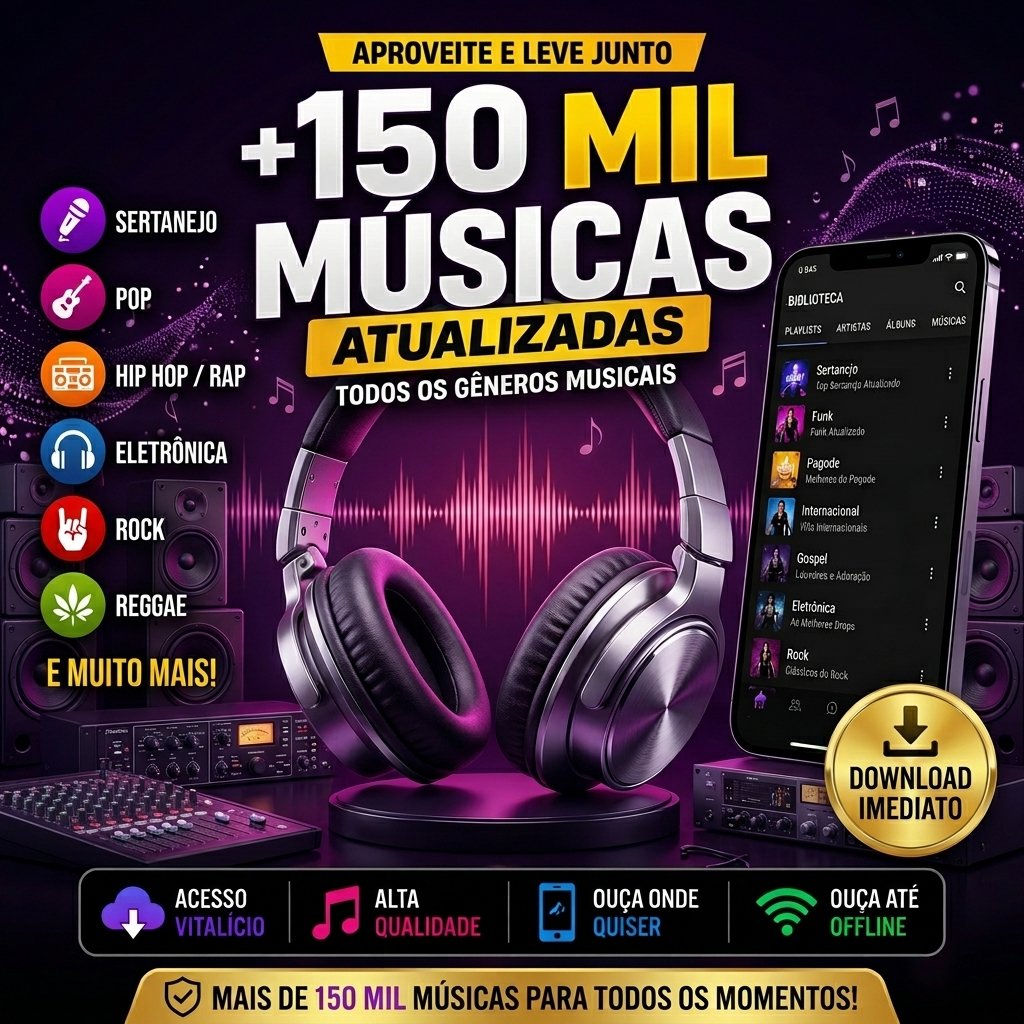 Pack Completo +150 Mil Músicas