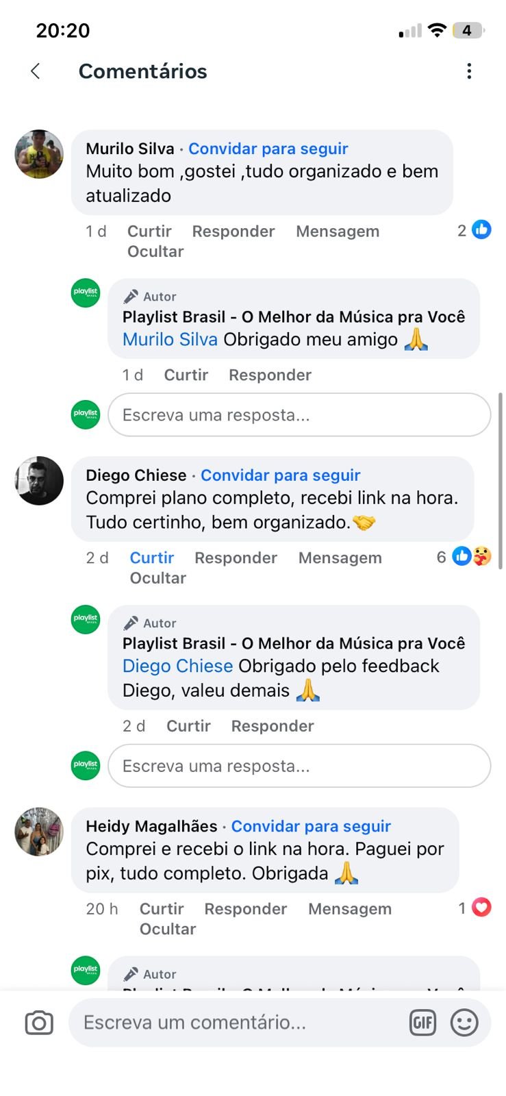 Depoimento de cliente 4